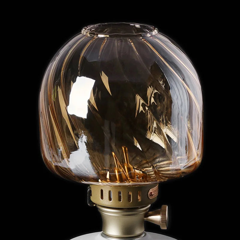 Outdoor Gas Lantern, Camping Tent Lamp, 18 Patterns Glass Lampshade, Emotional Camp Light, Lighting Camping Supplies