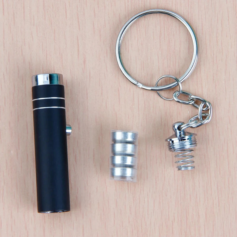 10Pcs/Lot LED UV Flash Light Portable Keychain Torch Mini Pen Pocket Pen Flashlight Emergency Camping Light