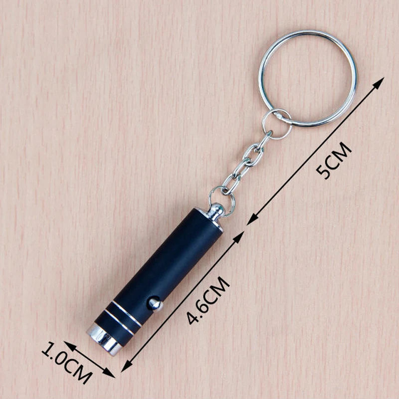 10Pcs/Lot LED UV Flash Light Portable Keychain Torch Mini Pen Pocket Pen Flashlight Emergency Camping Light