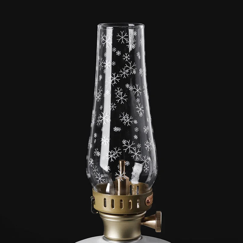 Outdoor Gas Lantern, Camping Tent Lamp, 18 Patterns Glass Lampshade, Emotional Camp Light, Lighting Camping Supplies