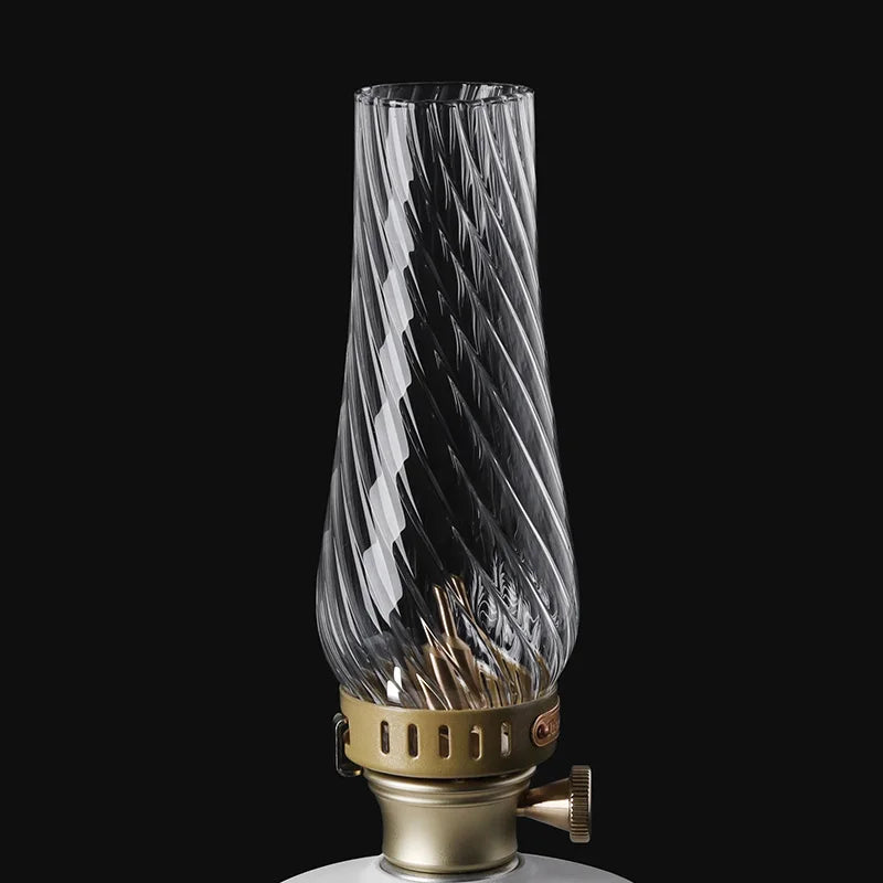 Outdoor Gas Lantern, Camping Tent Lamp, 18 Patterns Glass Lampshade, Emotional Camp Light, Lighting Camping Supplies