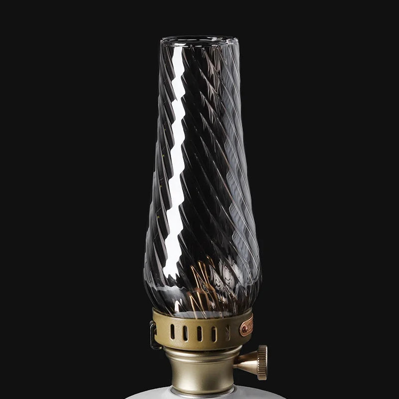 Outdoor Gas Lantern, Camping Tent Lamp, 18 Patterns Glass Lampshade, Emotional Camp Light, Lighting Camping Supplies