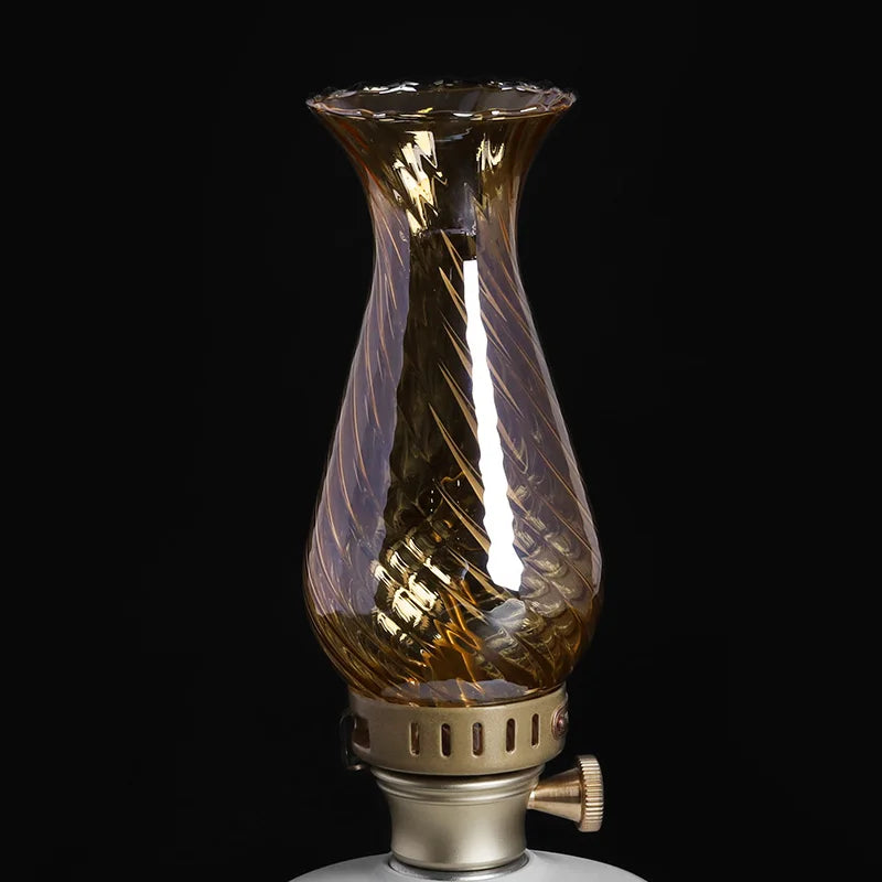 Outdoor Gas Lantern, Camping Tent Lamp, 18 Patterns Glass Lampshade, Emotional Camp Light, Lighting Camping Supplies
