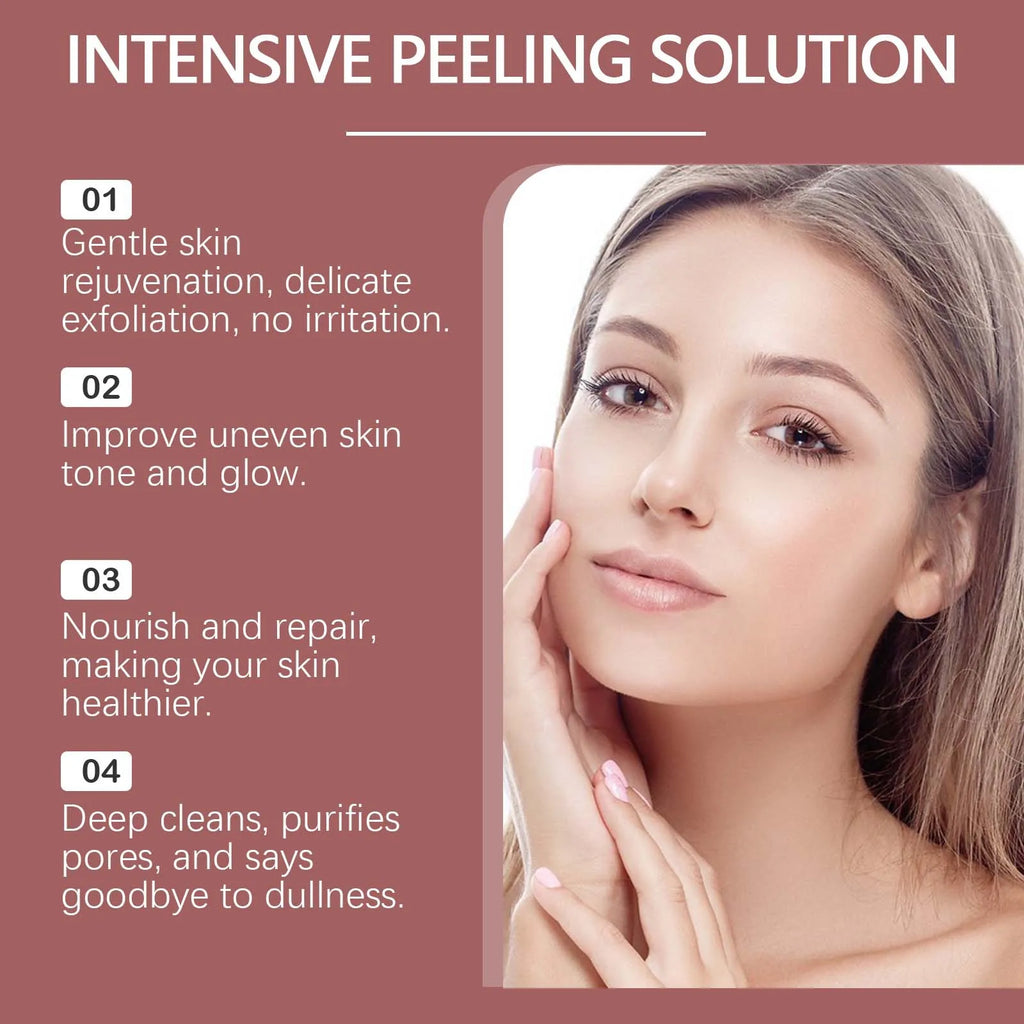 Peeling Face Serum Fruit Acid AHA BHA anti Acne Exfoliating Repairing Shrink Pores Moisturizing Salicylic Acid Facial Skin Care