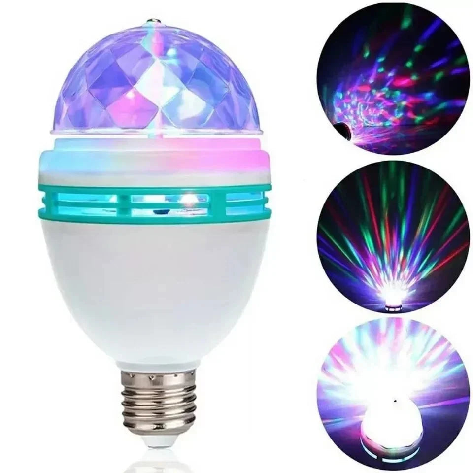 Colorful Rotating Lights Magic Ball Bulbs Household Atmosphere Lights KTV Flash Lights LED Indoor Room Stage Lights Flash Lights