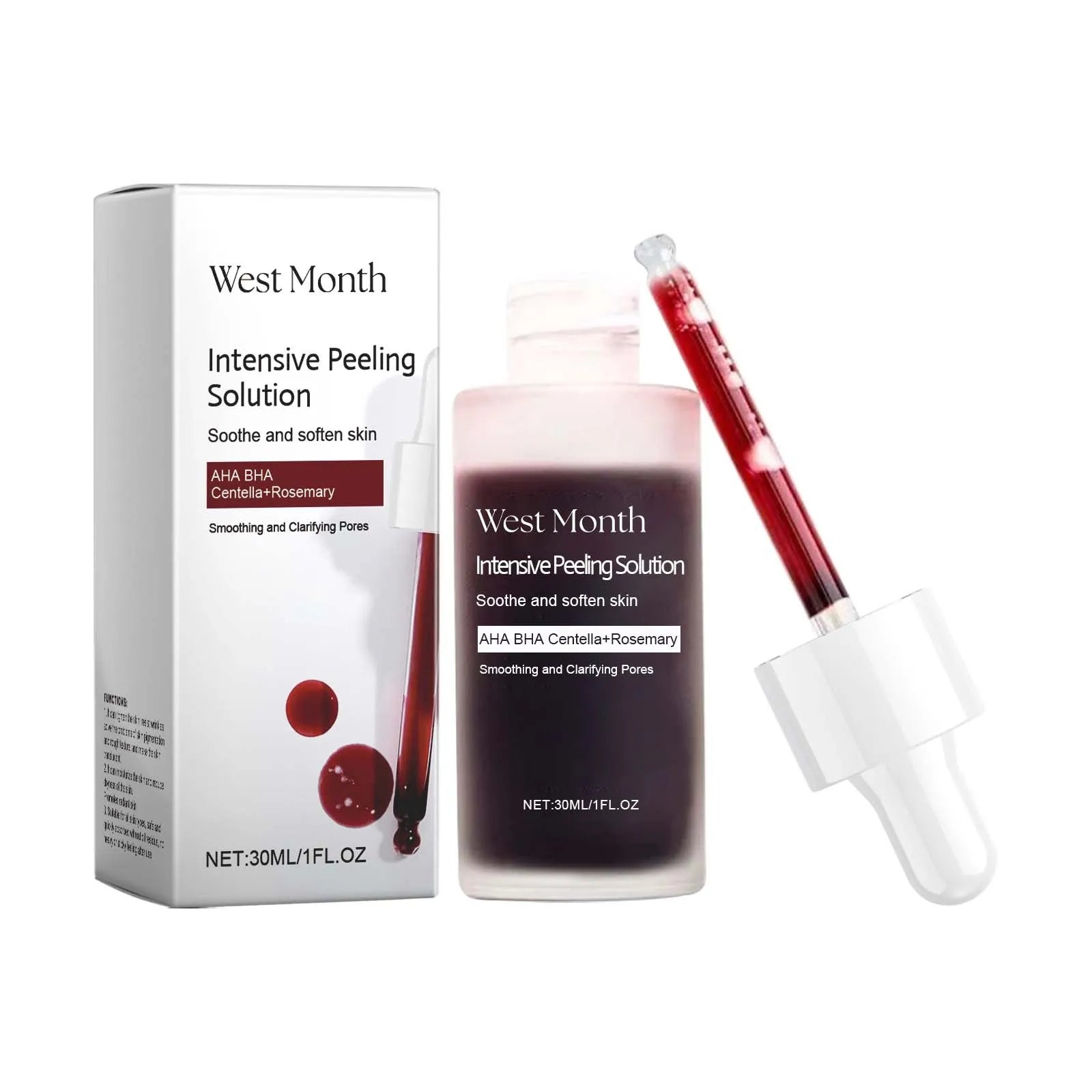 Peeling Face Serum Fruit Acid AHA BHA anti Acne Exfoliating Repairing Shrink Pores Moisturizing Salicylic Acid Facial Skin Care