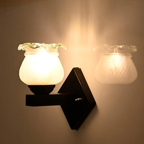Warm Glow Bulb Wall Sconce Light