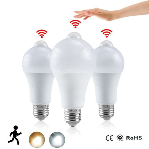 Night Light LED Bulb PIR Sensor Motion AC 85-265V B22 E27 LED Bulb